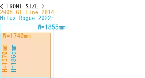 #2008 GT Line 2014- + Hilux Rogue 2022-